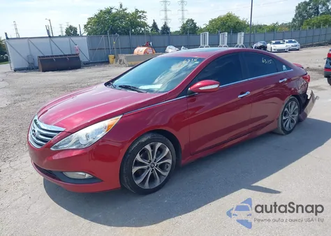 2014 Hyundai Sonata Se/Limited z USA, uszkodzony, nr VIN 5NPEC4AC2EH864670